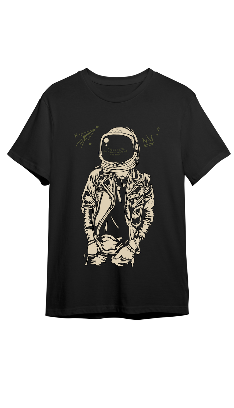 SpacePunk Black T-Shirt
