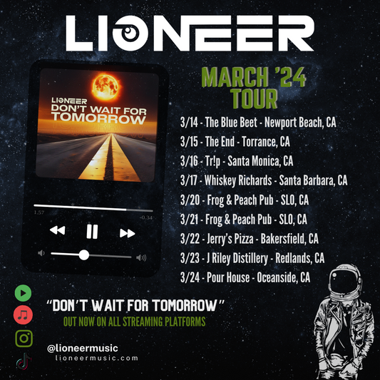 Lioneer West Coast Tour March 2024